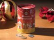 クリスマス ペン立て缶貯金箱